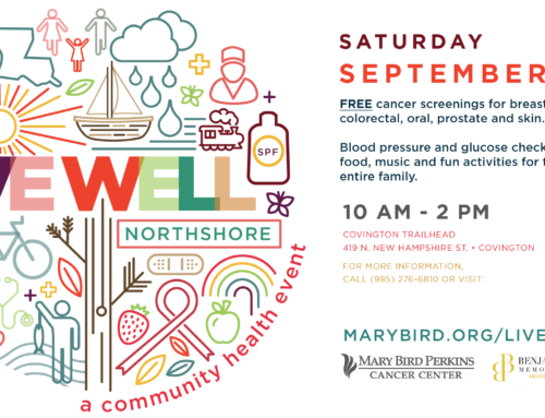 Mary Bird Perkins Cancer Center Launches Live Well Northshore, funded by BBMF